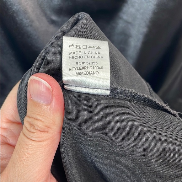 Windsor Midnight Black Satin Dress - Picture 4 of 5